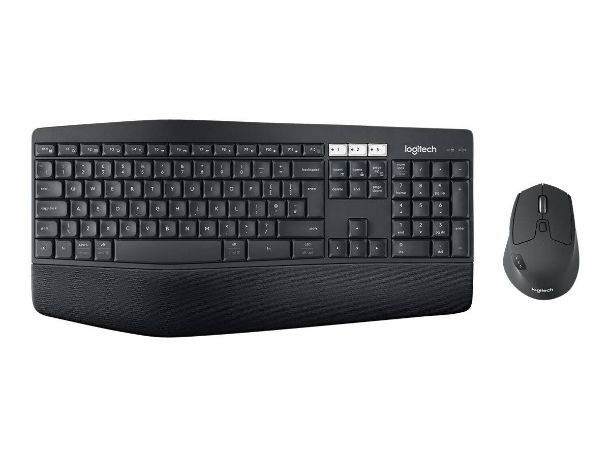 Logitech MK850 Performance Funk Tastatur, Maus-Set Geräuscharme Tasten, Handballenauflage Pan-Nordisch Schwarz-3