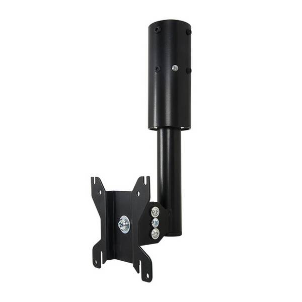 B-Tech AV Mounts SYSTEM 2 - Flat Screen Mount with Tilt & Swivel (VESA 100) for 50mm Poles, Black