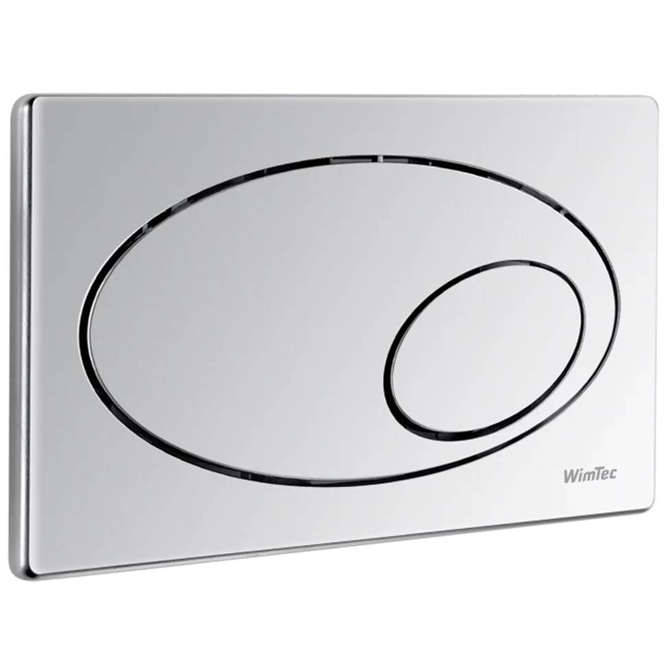 WimTec WC-Betätigungsplatte, VELA, 2-Mengen, WimTec SLK, 255x168mm, weiß, 1 Stk.-0