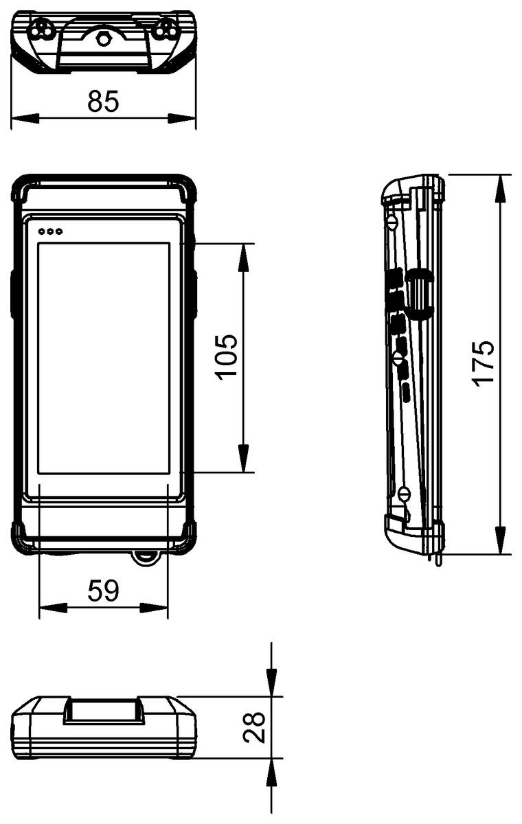 BALLUFF BIS V-830-3-011-B-000, RFID-Handheld Basisgerät, P/n: BIS01FU-1
