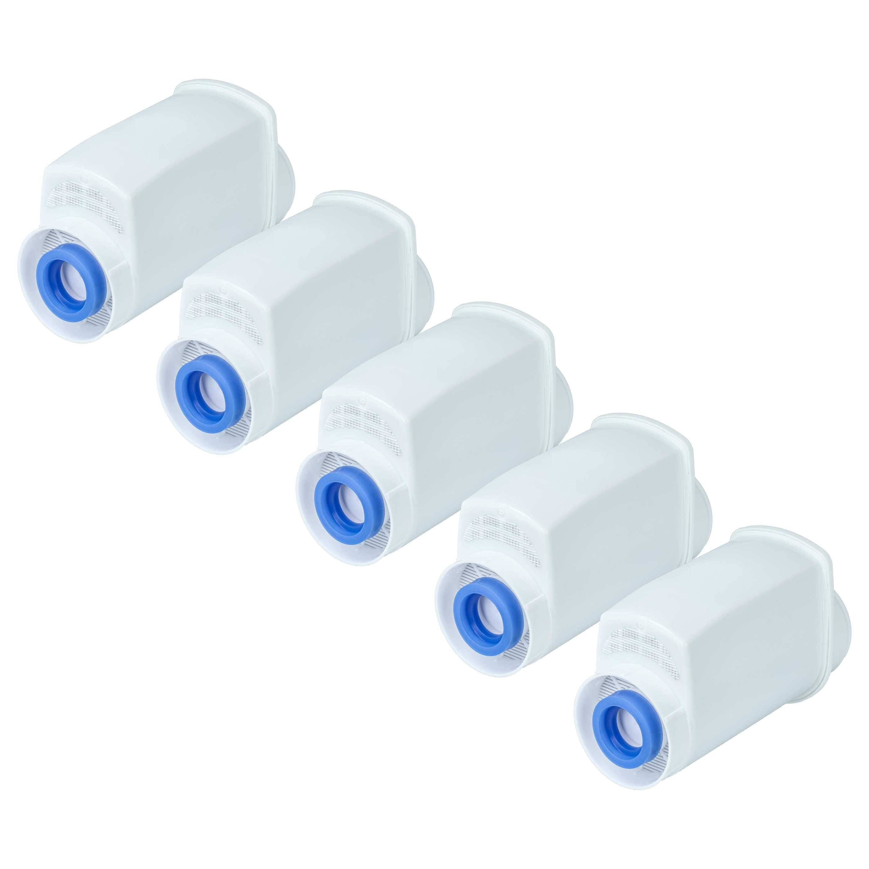 vhbw 5x Wasserfilter Filter kompatibel mit Siemens TI303203RW | TES50321RW, TE809201RW Kaffeevollautomat-0
