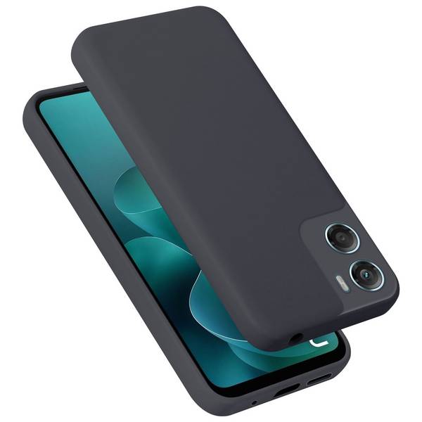 Cadorabo Schutzhülle für Motorola Moto G06 Hülle in Schwarz Handyhülle Case Cover TPU Etui