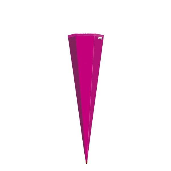 Schultüten-Rohling pink - eckig 85 cm