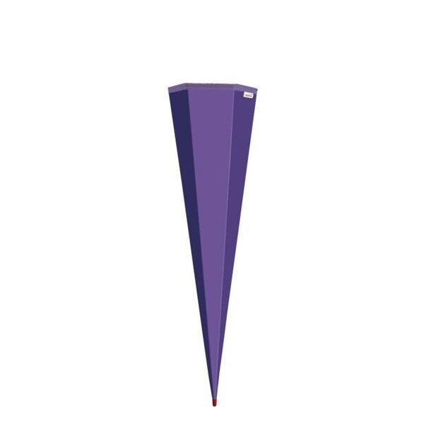 Schultüten-Rohling lila - eckig 85 cm