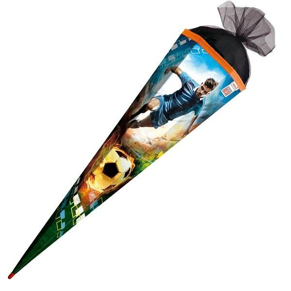 Schultüte Soccer - eckig 85 cm
