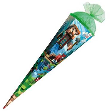 Schultüte Block Game - eckig 85 cm