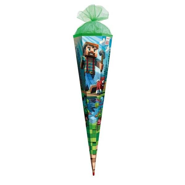 Schultüte Block Game - eckig 85 cm-1