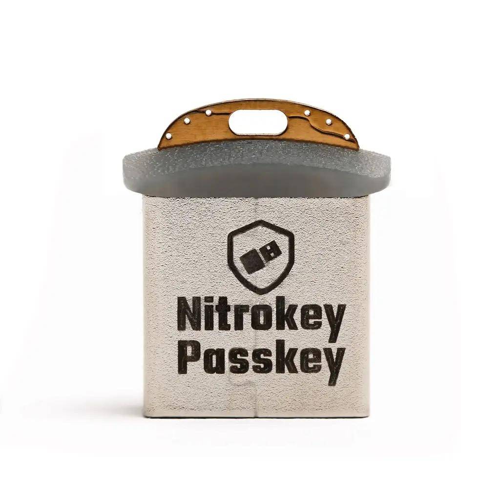 Nitrokey Passkey Security Key, WebAuthn, FIDO2, U2F, SSH, Touchbutton, Open Source-0