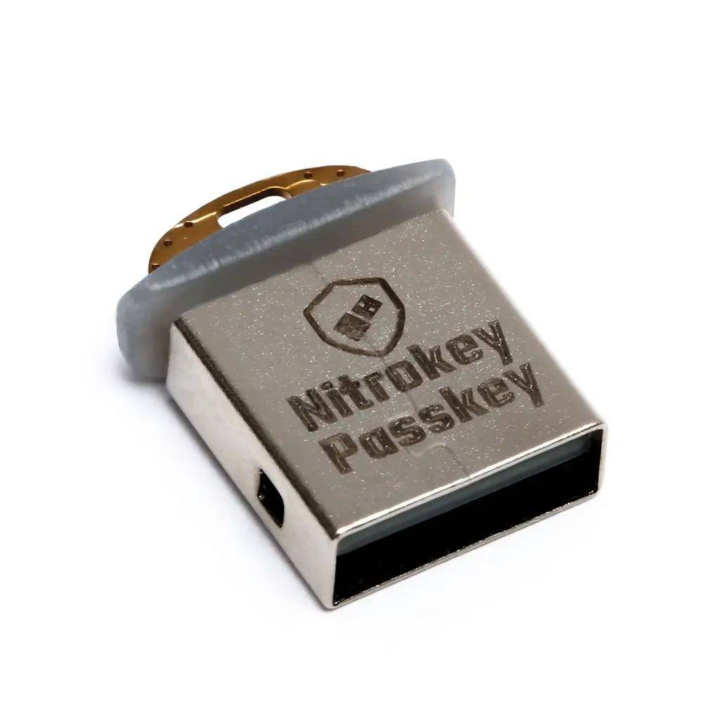 Nitrokey Passkey Security Key, WebAuthn, FIDO2, U2F, SSH, Touchbutton, Open Source-3