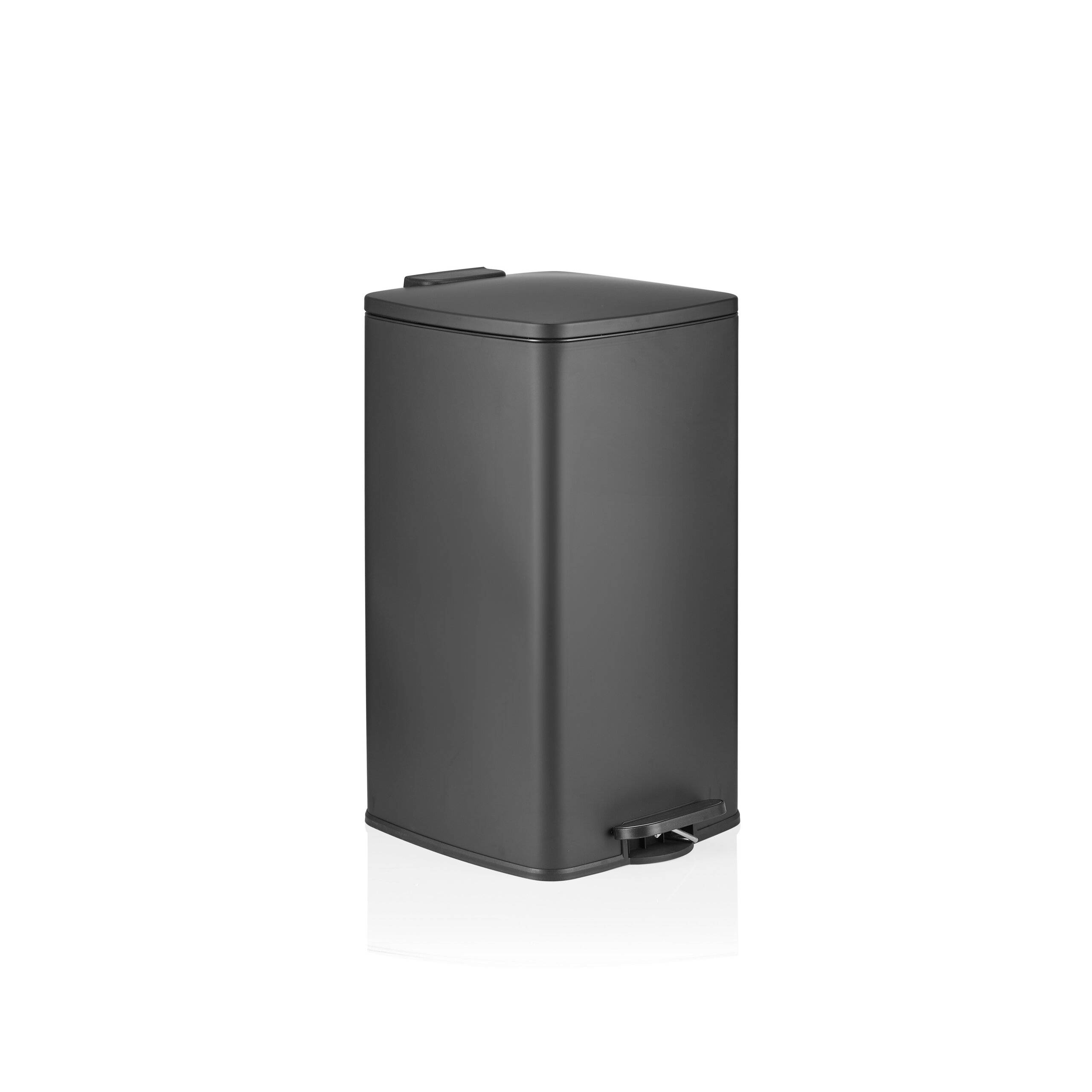 Abfallsammler Mülleimer Clean Step 4 60L schwarz matt hjh OFFICE-4