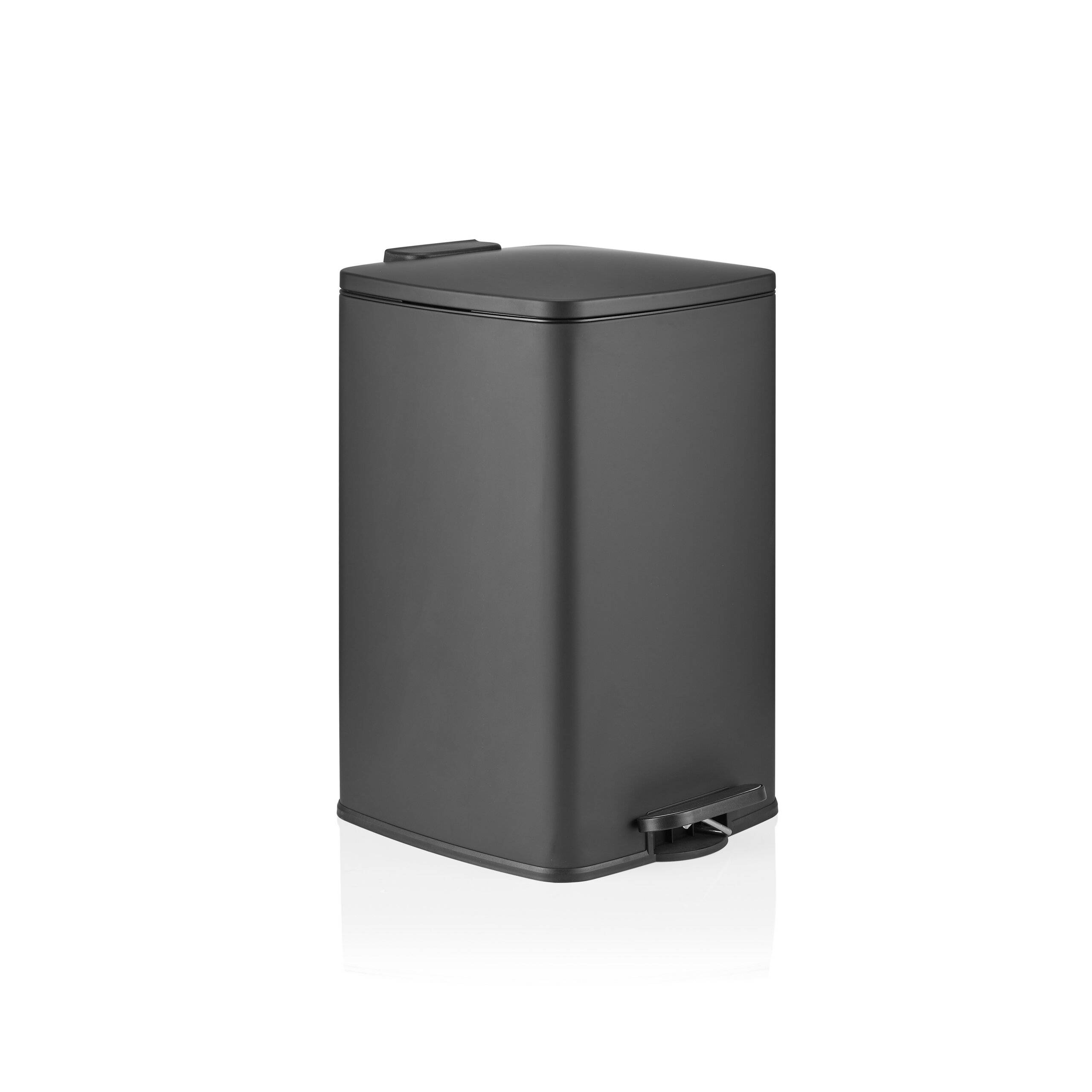 Abfallsammler Mülleimer Clean Step 3 50L schwarz matt hjh OFFICE-4