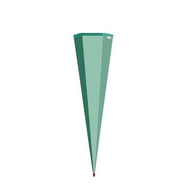 Schultüten-Rohling mint - eckig 85 cm