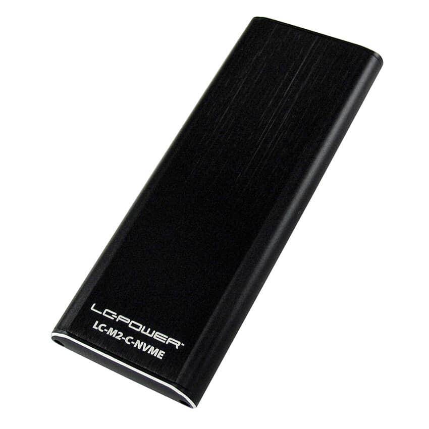 LC-Power LC-M2-C-NVME M.2-NVMe-SSD-Gehäuse, USB 3.2 Gen.2x1, schwarz-0