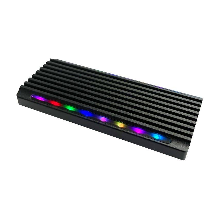 LC-POWER - USB3.2 LC-M2-C-NVMe-4 f. M.2 SSD Laufwerks-Gehaeus - Gehäuse - USB 3.0-0
