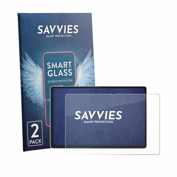 Savvies Smart Glass 2x Flexible Panzer Schutz Glas Folie für Lenovo Idea Tab Pro Gen 2 13"