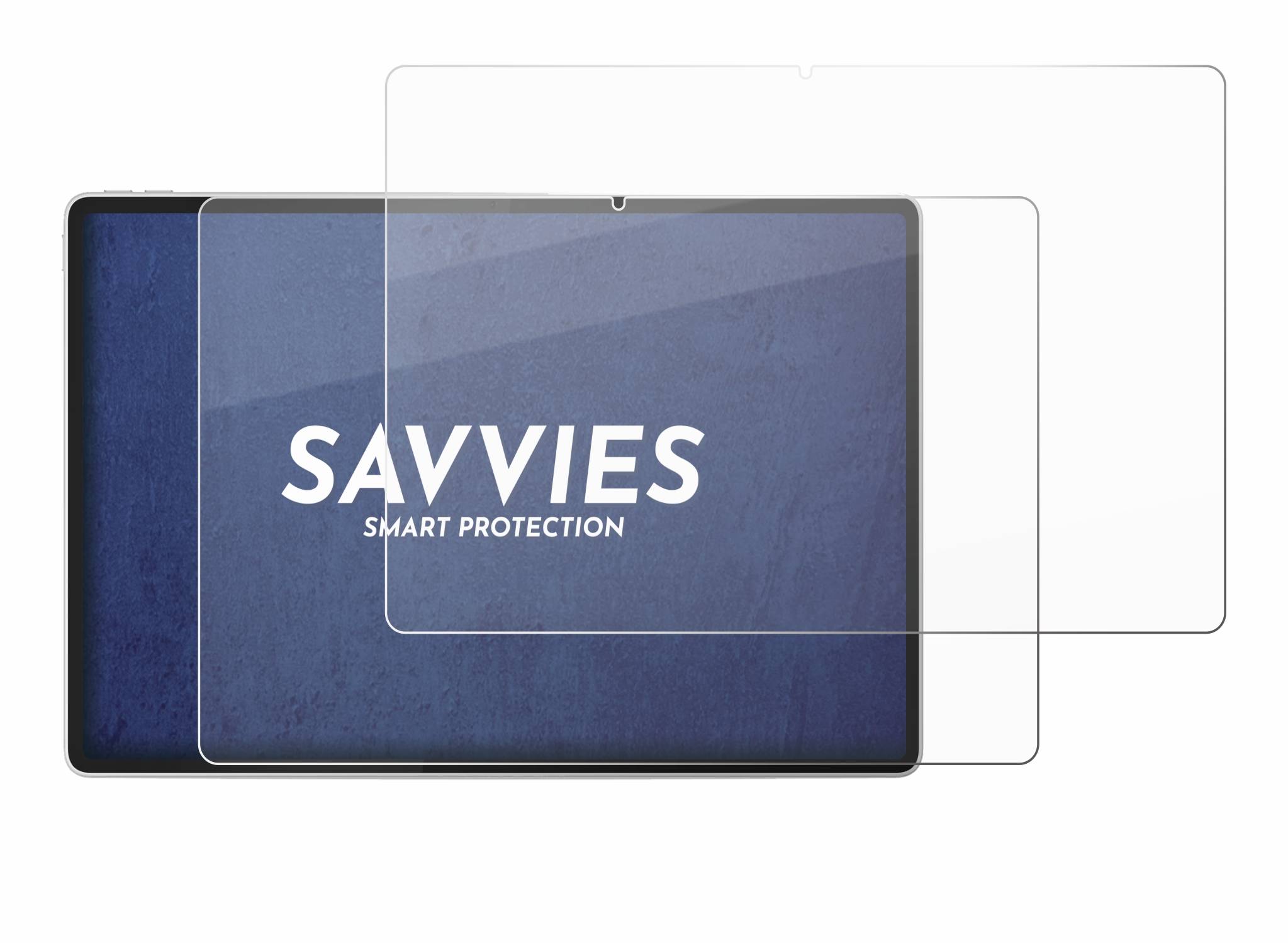 Savvies Smart Glass 2x Flexible Panzer Schutz Glas Folie für Lenovo Idea Tab Pro Gen 2 13"-4
