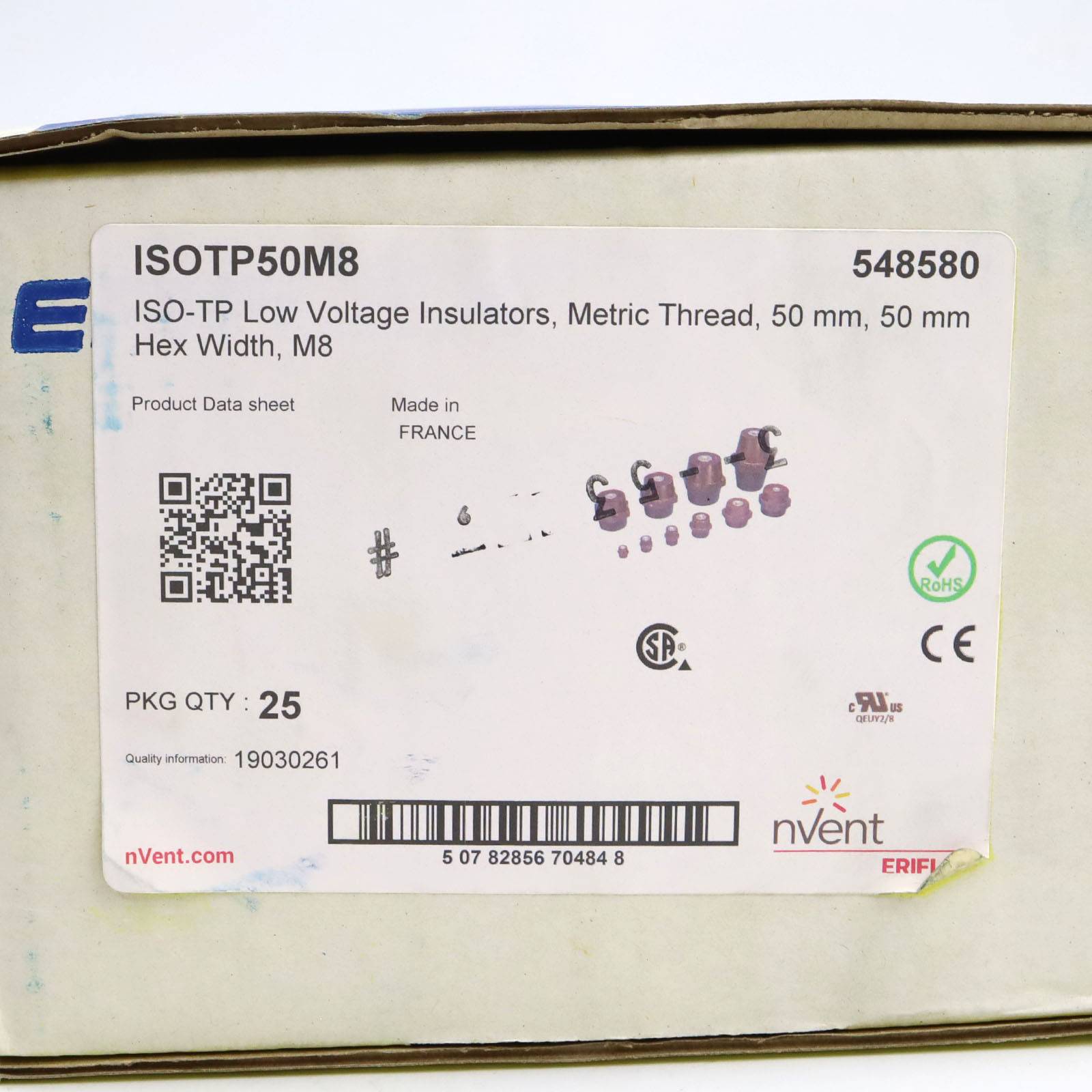 nVent Erico ERIFLEX Isolator 548580 (25Stk.) OVP-1