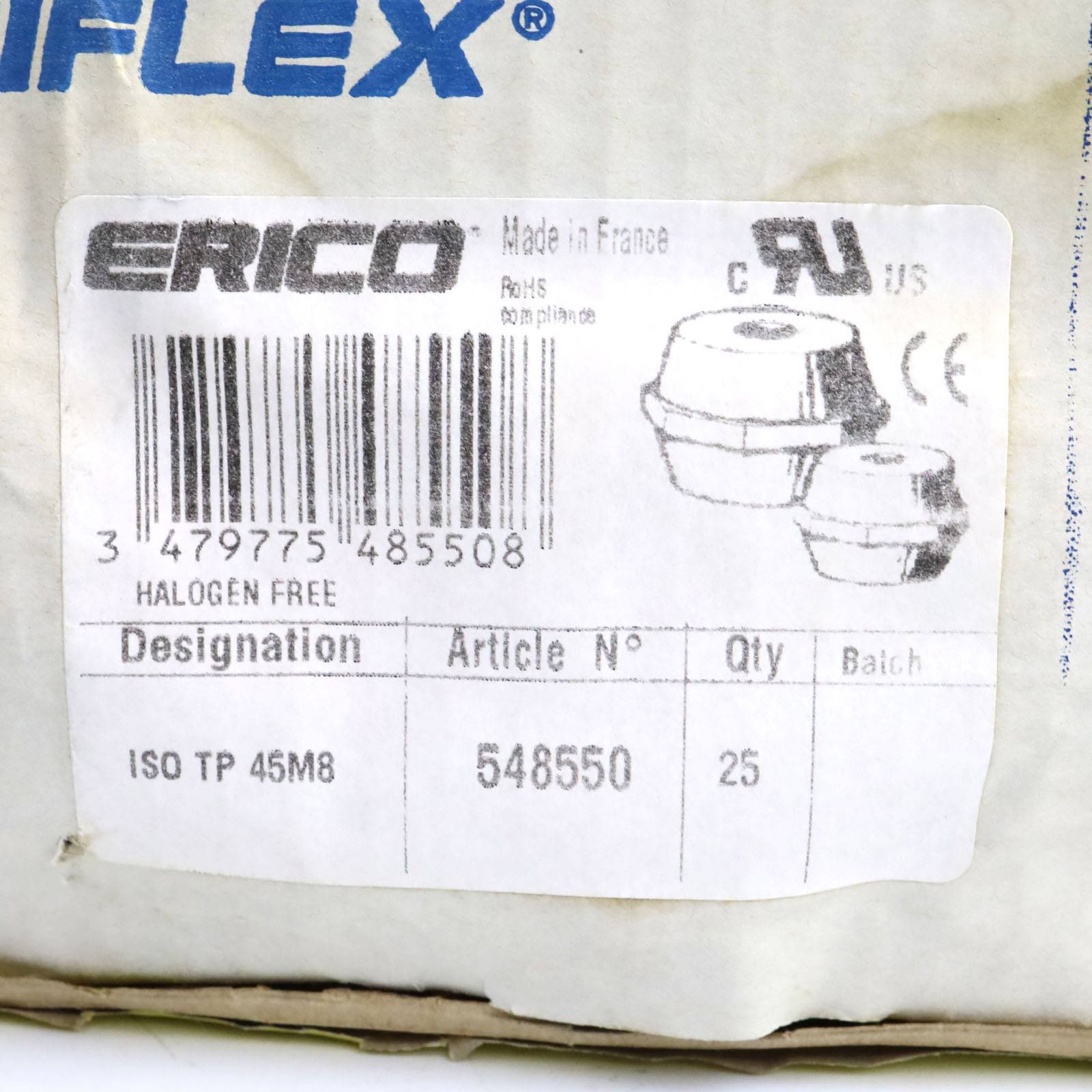Erico ERIFLEX Isolator 548550 (25Stk.) OVP-1
