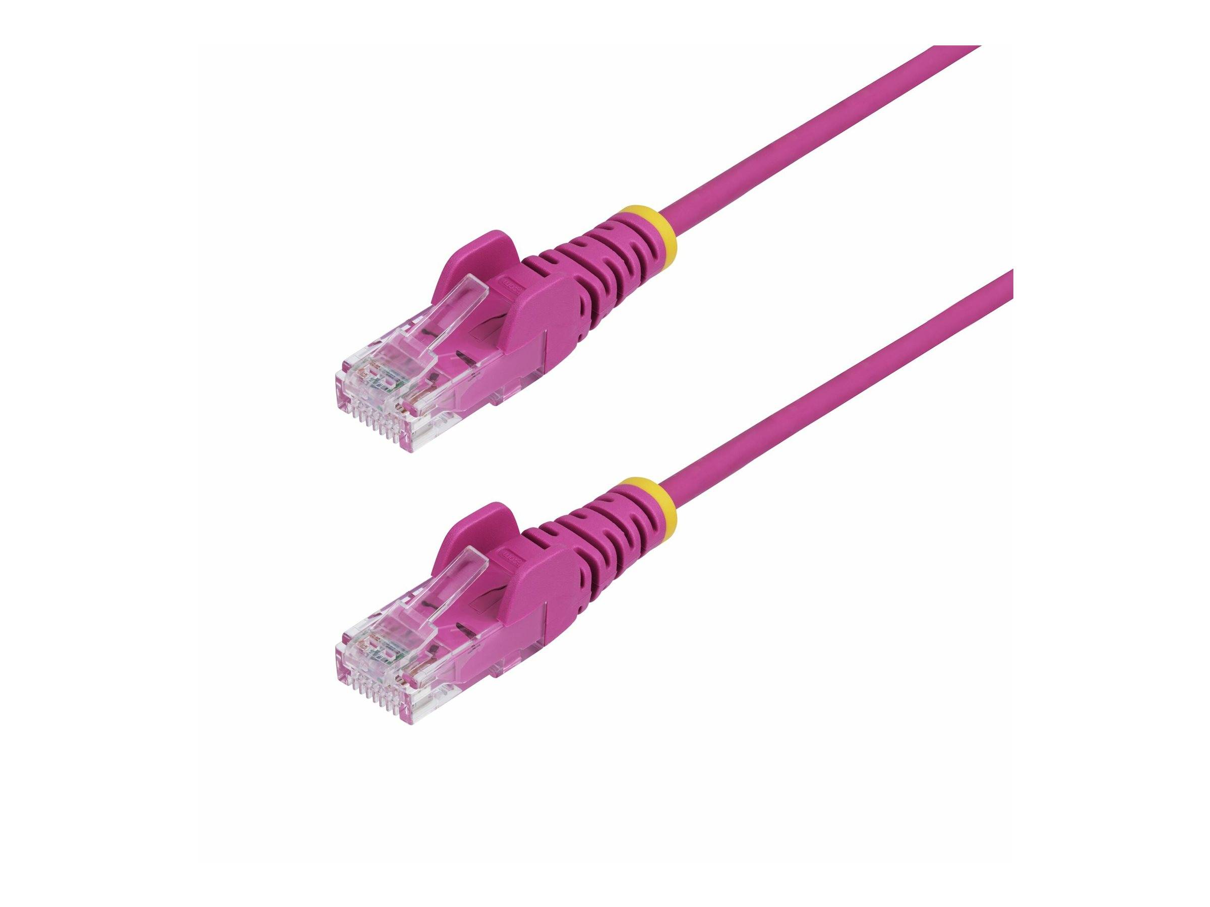 StarTech.com 1.5m Pink Slim CAT6 Ethernet Cable, Snagless, 28AWG, LSZH - Patch-Kabel - RJ-45 (M)-0