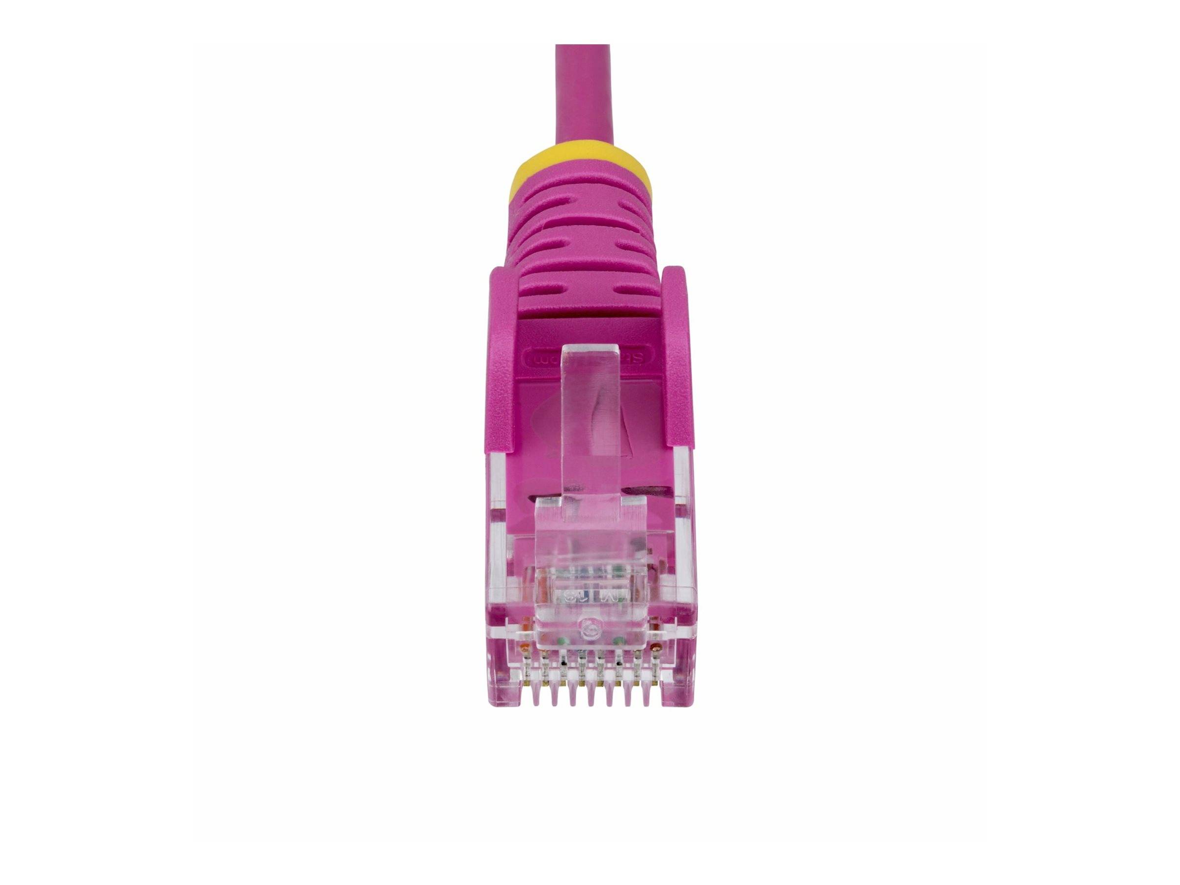 StarTech.com 1.5m Pink Slim CAT6 Ethernet Cable, Snagless, 28AWG, LSZH - Patch-Kabel - RJ-45 (M)-1