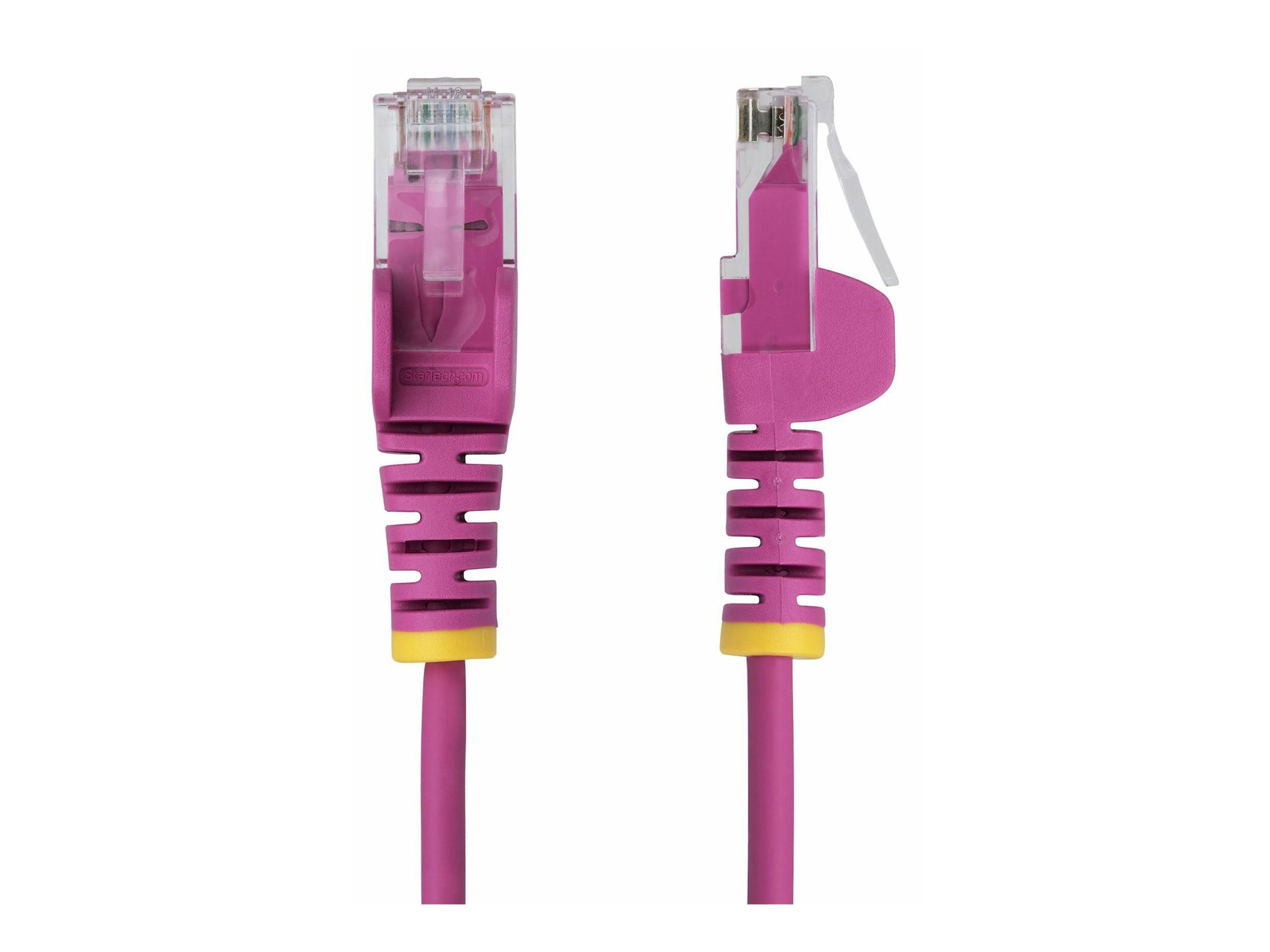 StarTech.com 1.5m Pink Slim CAT6 Ethernet Cable, Snagless, 28AWG, LSZH - Patch-Kabel - RJ-45 (M)-3