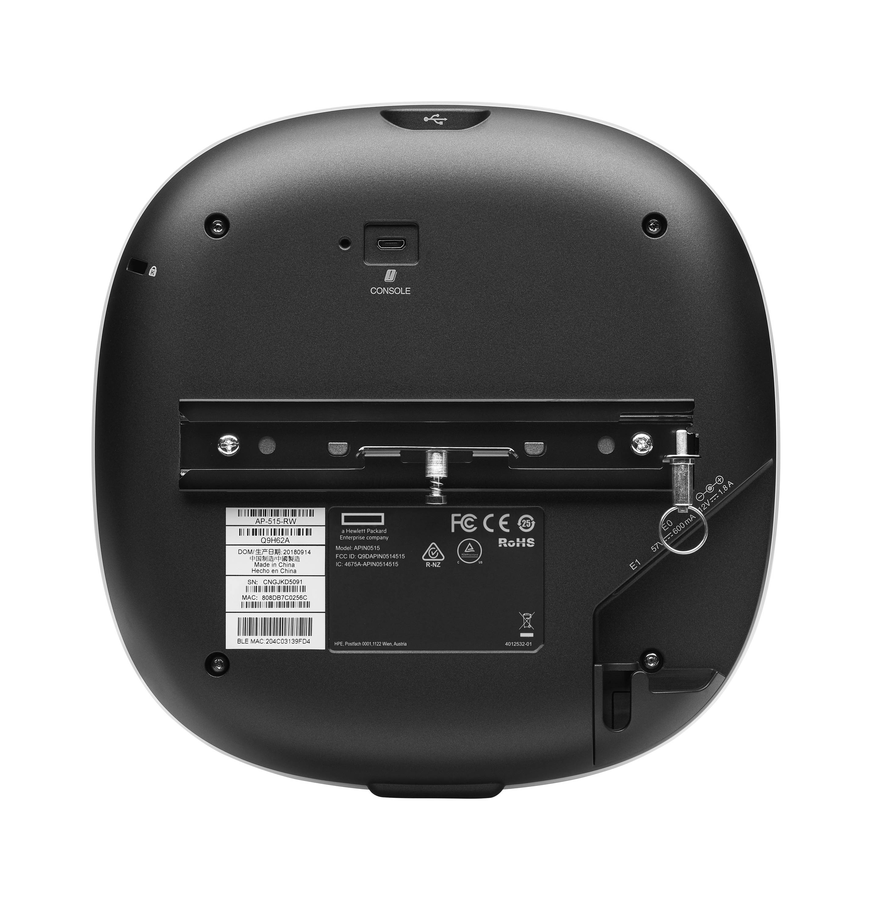 HPE Aruba Networking AP-515 (RW) - Campus - Accesspoint - Wi-Fi 6 - Bluetooth - 2.4 GHz, 5 GHz - BTO - Wand- / Deckenmon-1
