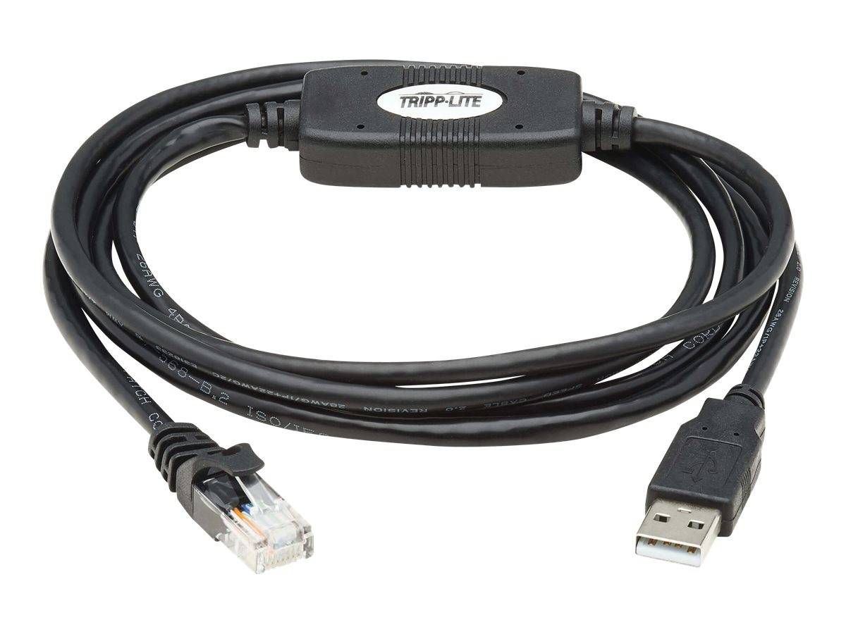 Eaton Tripp Lite Series USB to RJ45 Rollover Console Cable (M/M)-4