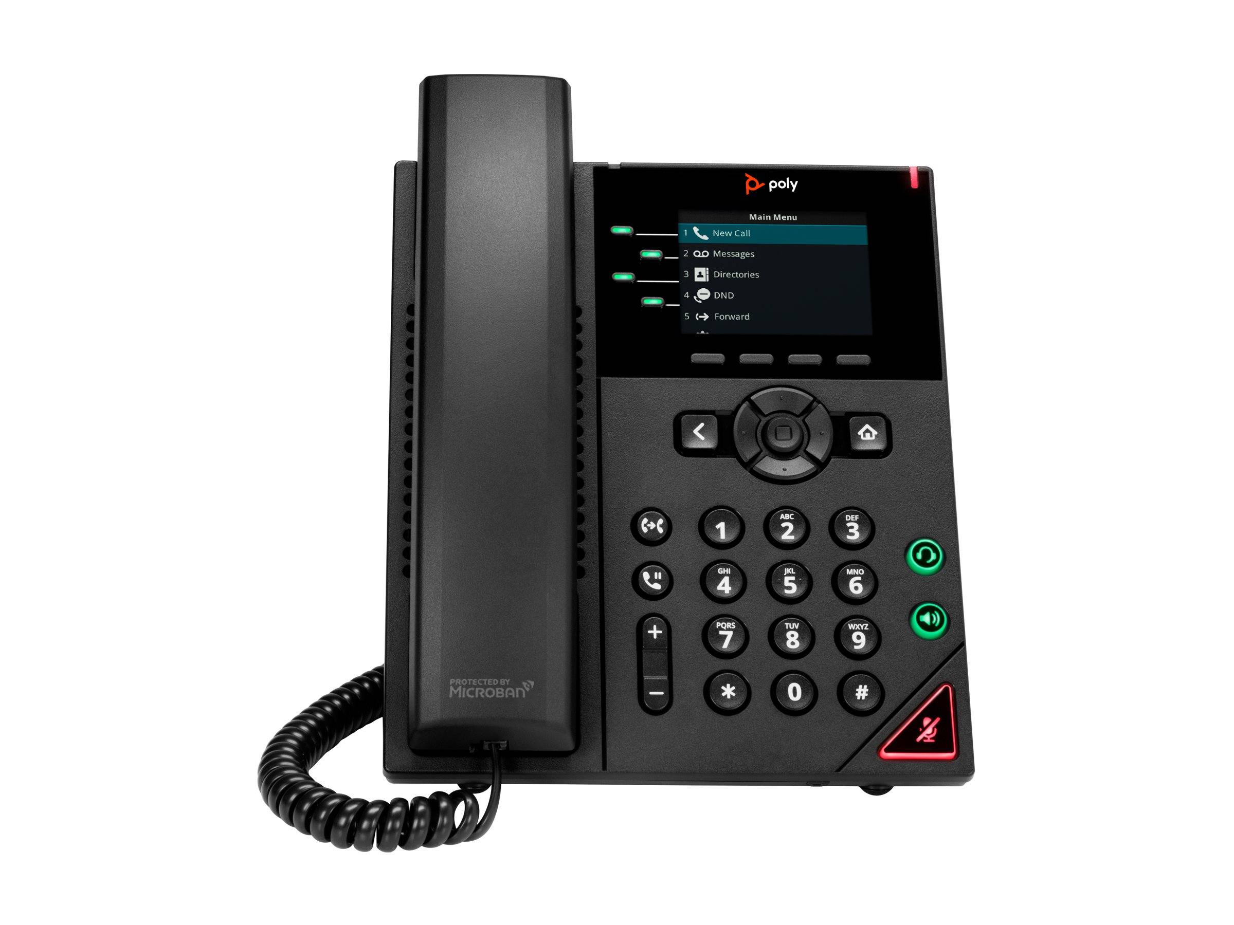 POLY - HP Poly VVX 250 - VoIP-Telefon - dreiweg Anruffunktion-3