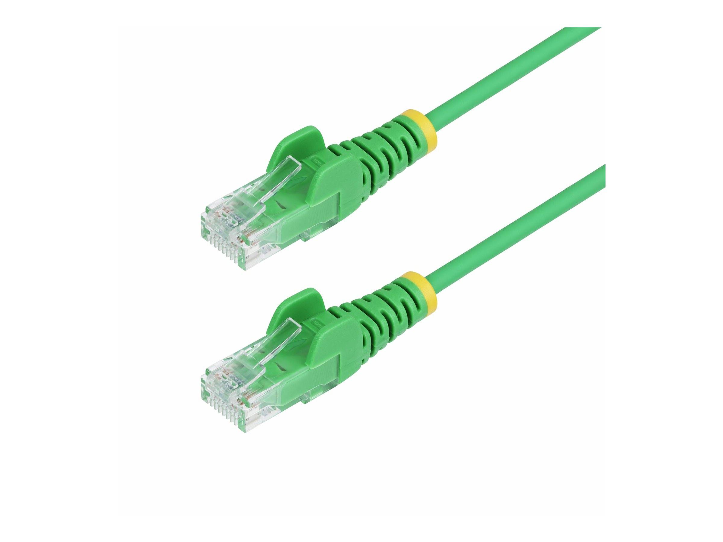 StarTech.com 1.5m Green Slim CAT6 Ethernet Cable, Snagless, 28AWG, LSZH - Patch-Kabel - RJ-45 (M)-0