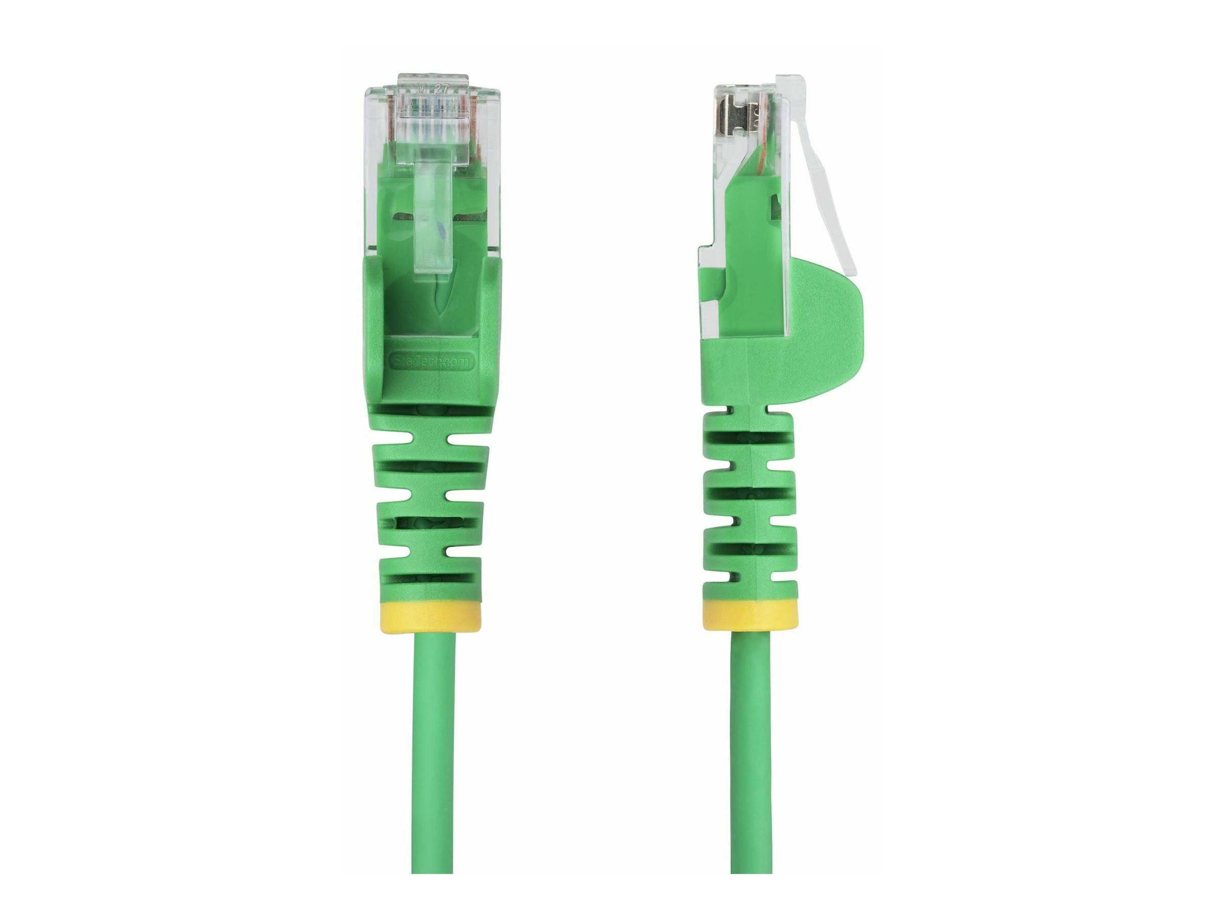 StarTech.com 1.5m Green Slim CAT6 Ethernet Cable, Snagless, 28AWG, LSZH - Patch-Kabel - RJ-45 (M)-2