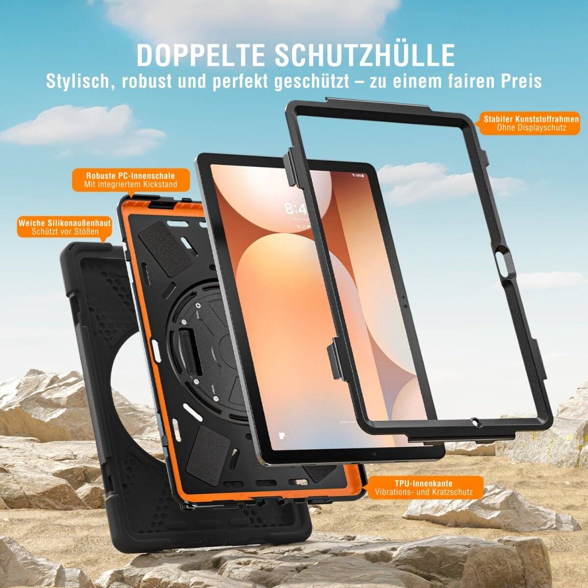 4smarts 541726, Cover, Samsung, Galaxy Tab A11+, 27,9 cm (11"), 426 g-3
