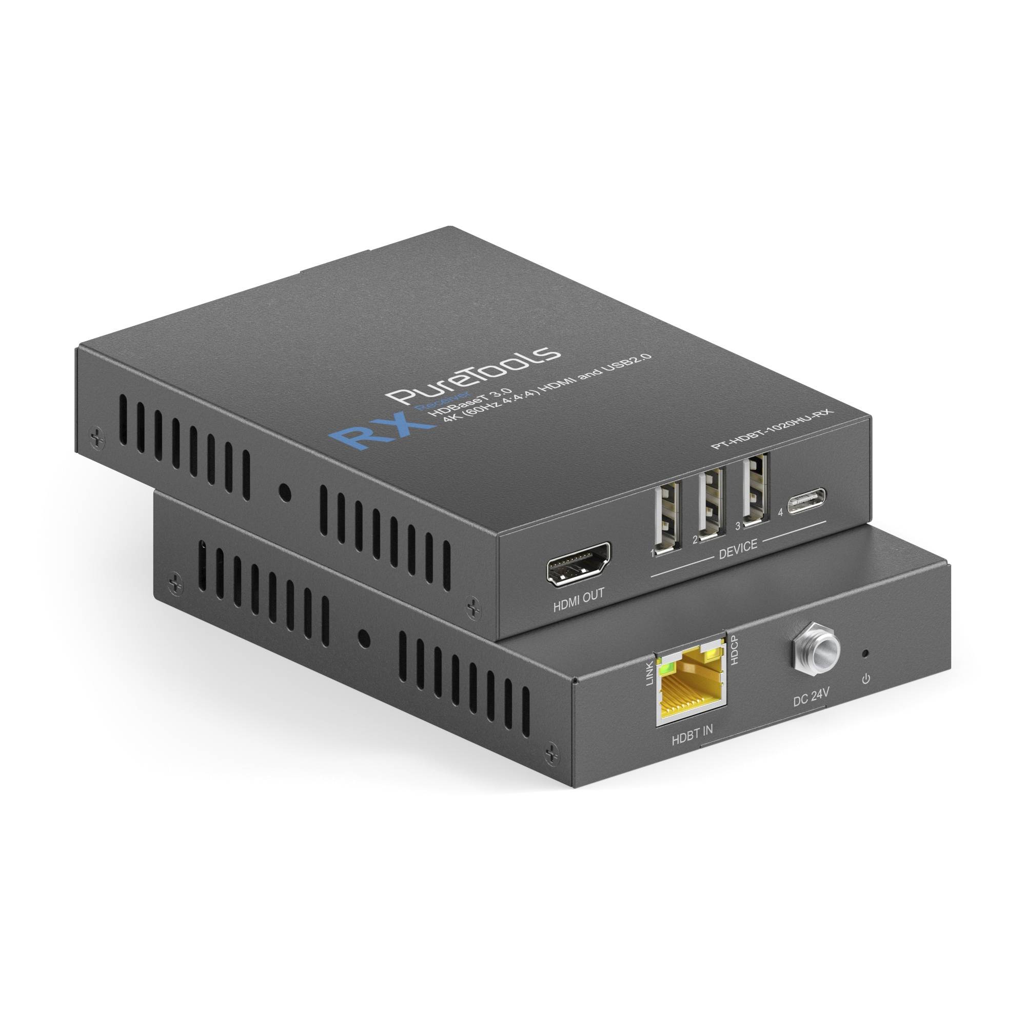 HDBaseT 3.0 HDMI- und USB 2.0 Receiver-2