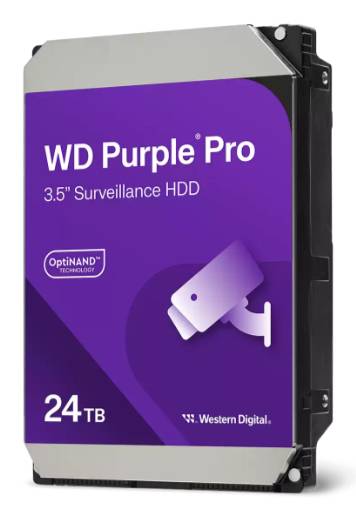 WD Purple Pro WD241PURP - Festplatte - 24 TB - Überwachung, intelligente Videoübertragung - intern - 3.5" (8.9 cm)-1
