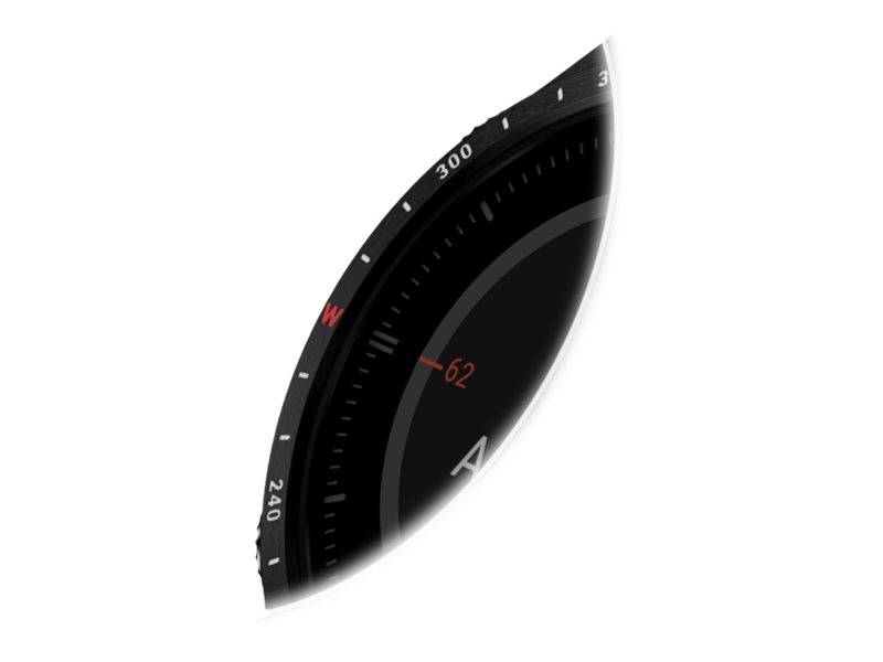 POLAR Grit X Pro - Schwarz DLC - Sportuhr mit Band - Fluorkautschuk (FKM)-3