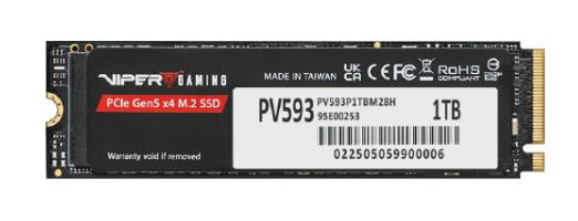 Patriot Memory PV593 PCIe Gen5 x4 M.2 2280 SSD, 1 TB, M.2-0