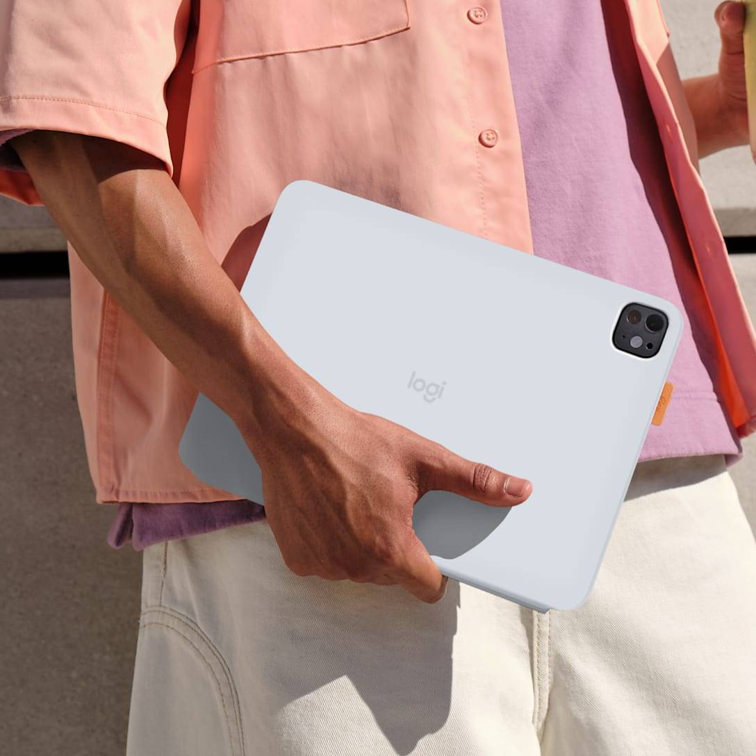 Logitech Flip Folio - Tastatur und Foliohülle - full size - kabellos - Bluetooth 5.1 LE - QWERTZ - S-3