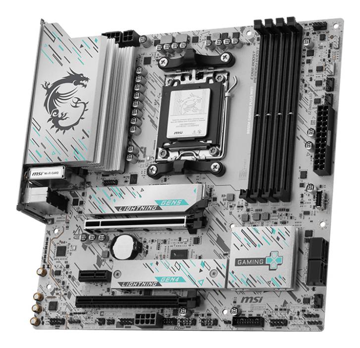 MSI B850M GAMING PLUS WIFI - Motherboard - micro ATX - Socket AM5 - AMD B850 Chipsatz - USB-C 3.2 Gen2, USB 3.2 Gen 1 --2