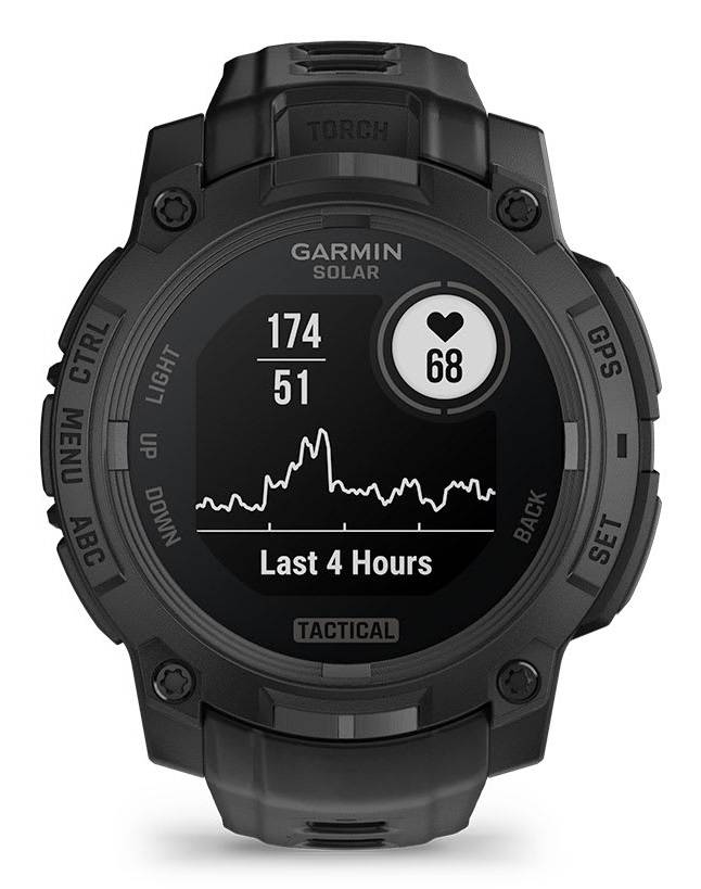 Watch Instinct 3 Solar GPS Tactical Edition - Black-2