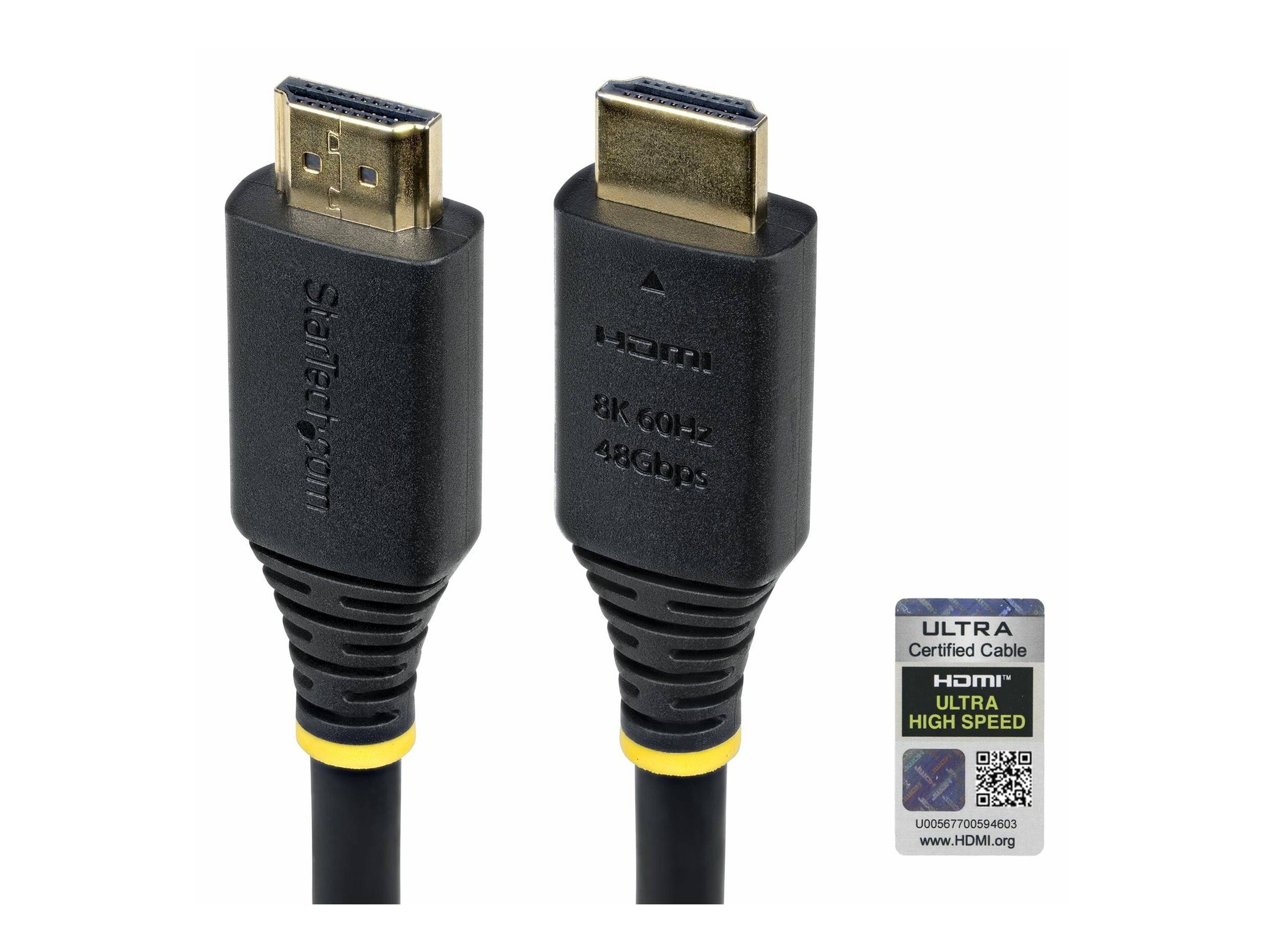 StarTech.com Ultra High Speed - HDMI-Kabel - HDMI männlich zu HDMI männlich - 4 m - abgeschirmt - Schwarz - passiv, 4K12-3
