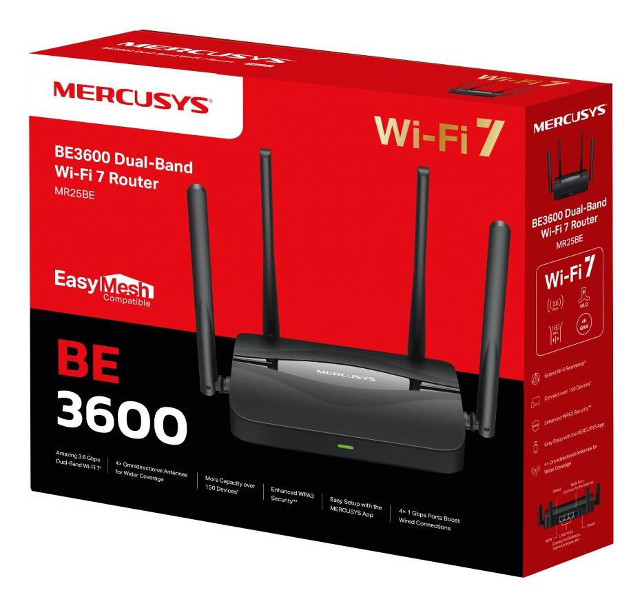 TP-LINK MR25BE BE3600 Dual Band Wi-Fi 7 Router - Router - WLAN-2
