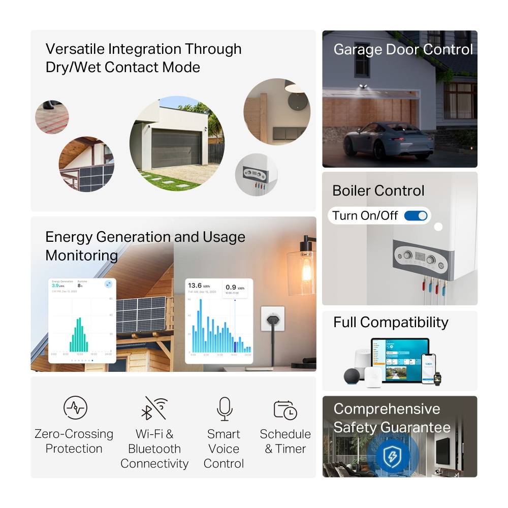TP-Link TAPO S110E(UN) smart home actuator Baumarkt & Garten Elektroinstallation Steckdosen &-1