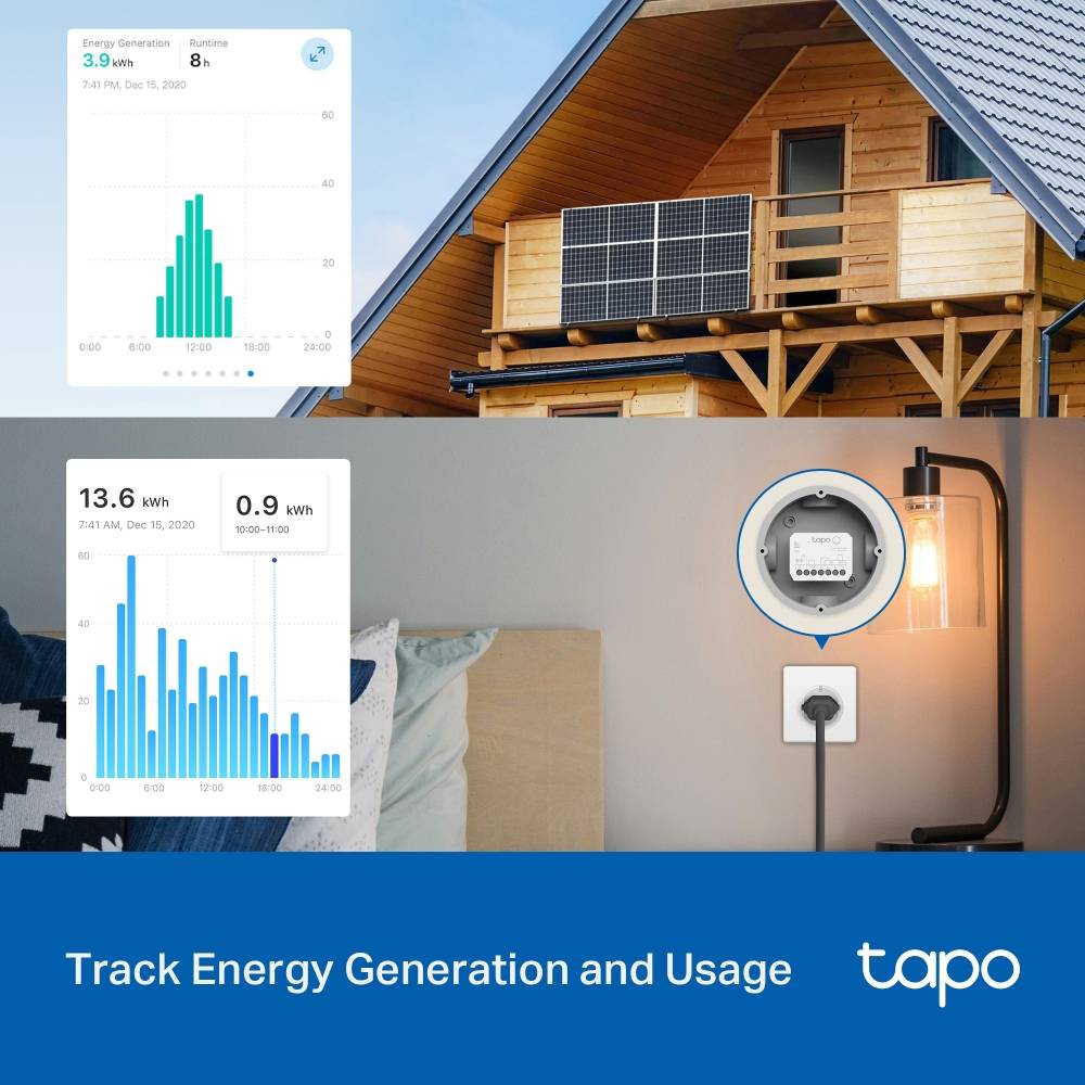 TP-Link TAPO S110E(UN) smart home actuator Baumarkt & Garten Elektroinstallation Steckdosen &-4
