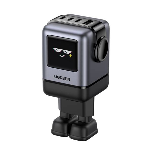 Ugreen Uno - Netzteil - 100 Watt - Fast Charge, PD/PPS, PD, QC - 4 Ausgabeanschlussstellen (3 x USB-C, USB)