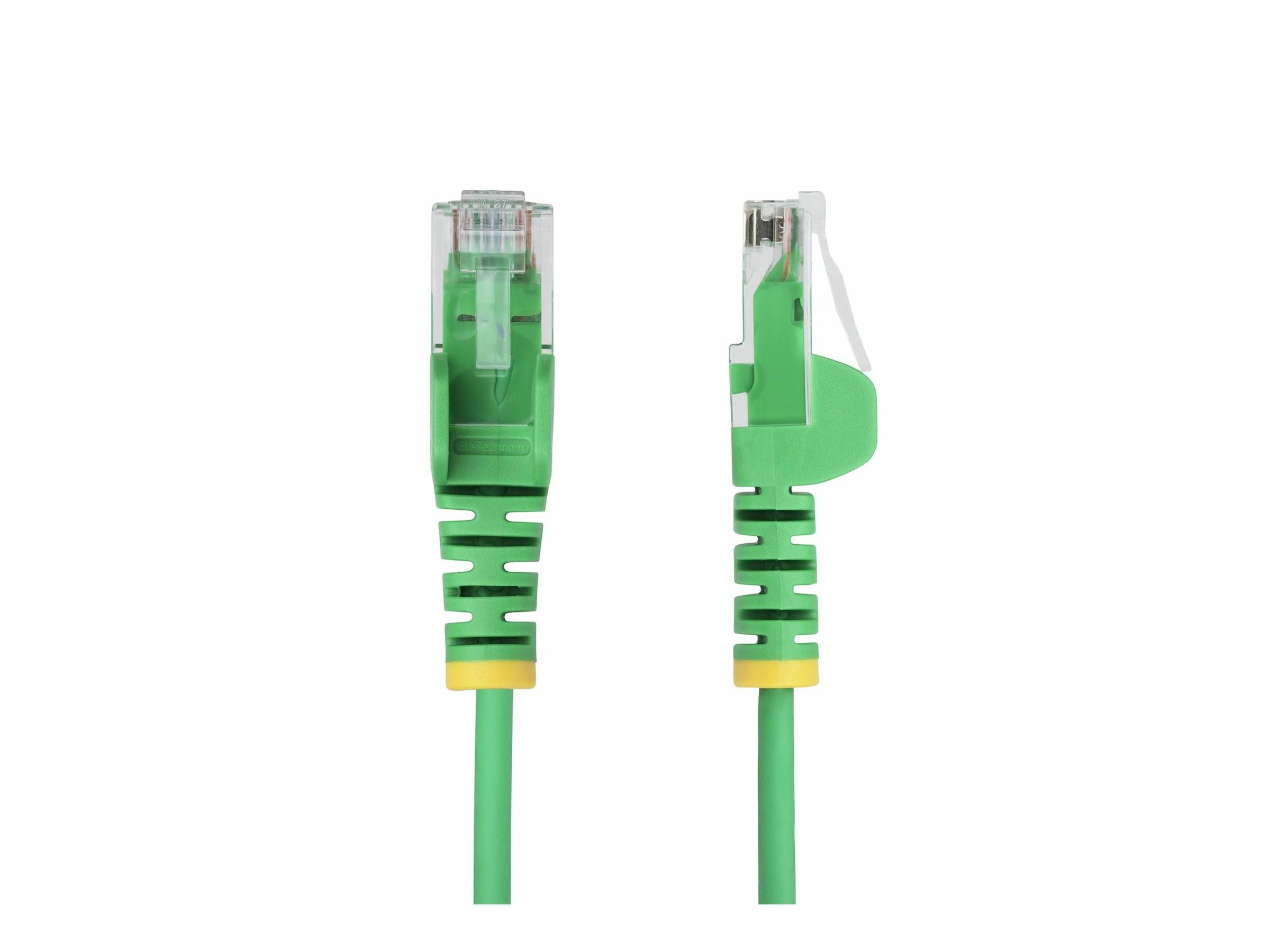 StarTech.com 1.5m Green Slim CAT6 Ethernet Cable, Snagless, 28AWG, LSZH - Patch-Kabel - RJ-45 (M)-4