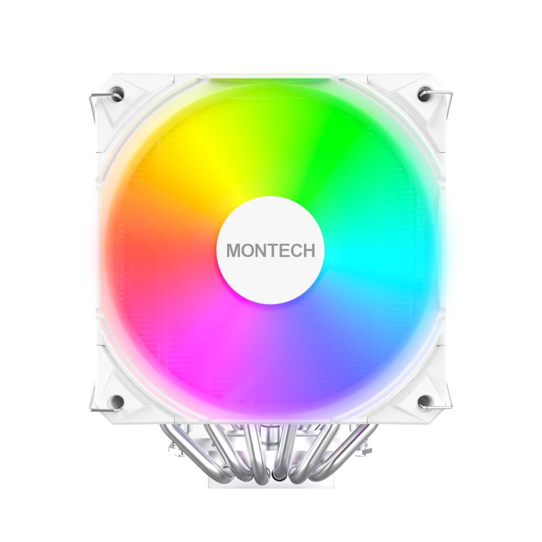 Montech NX600 ARGB, Luftkühlung, 12 cm, 800 RPM, 2000 RPM, Weiß-2