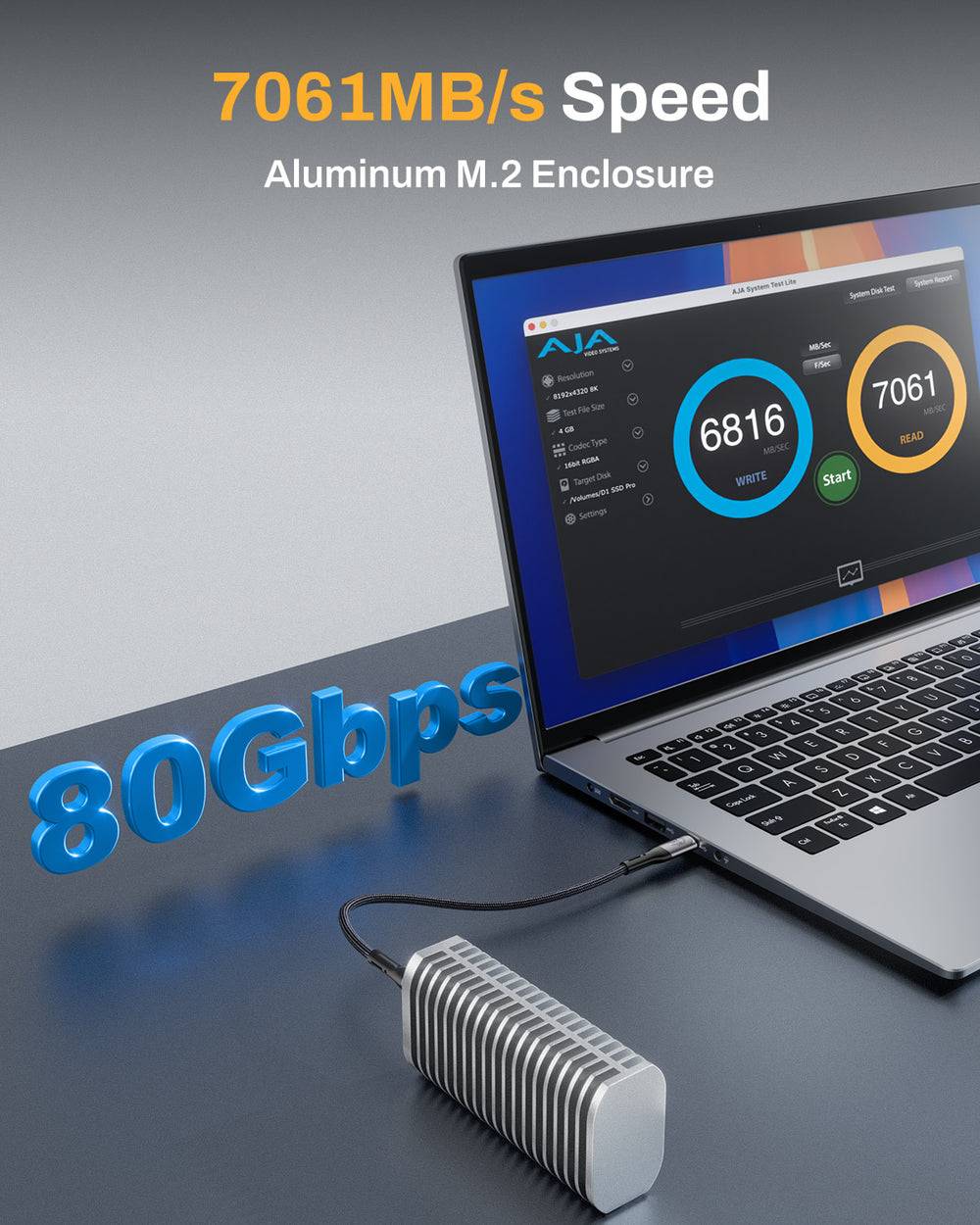TerraMaster D1 SSD Pro 1bay M.2 USB4.2 4 - DAS - NAS-3