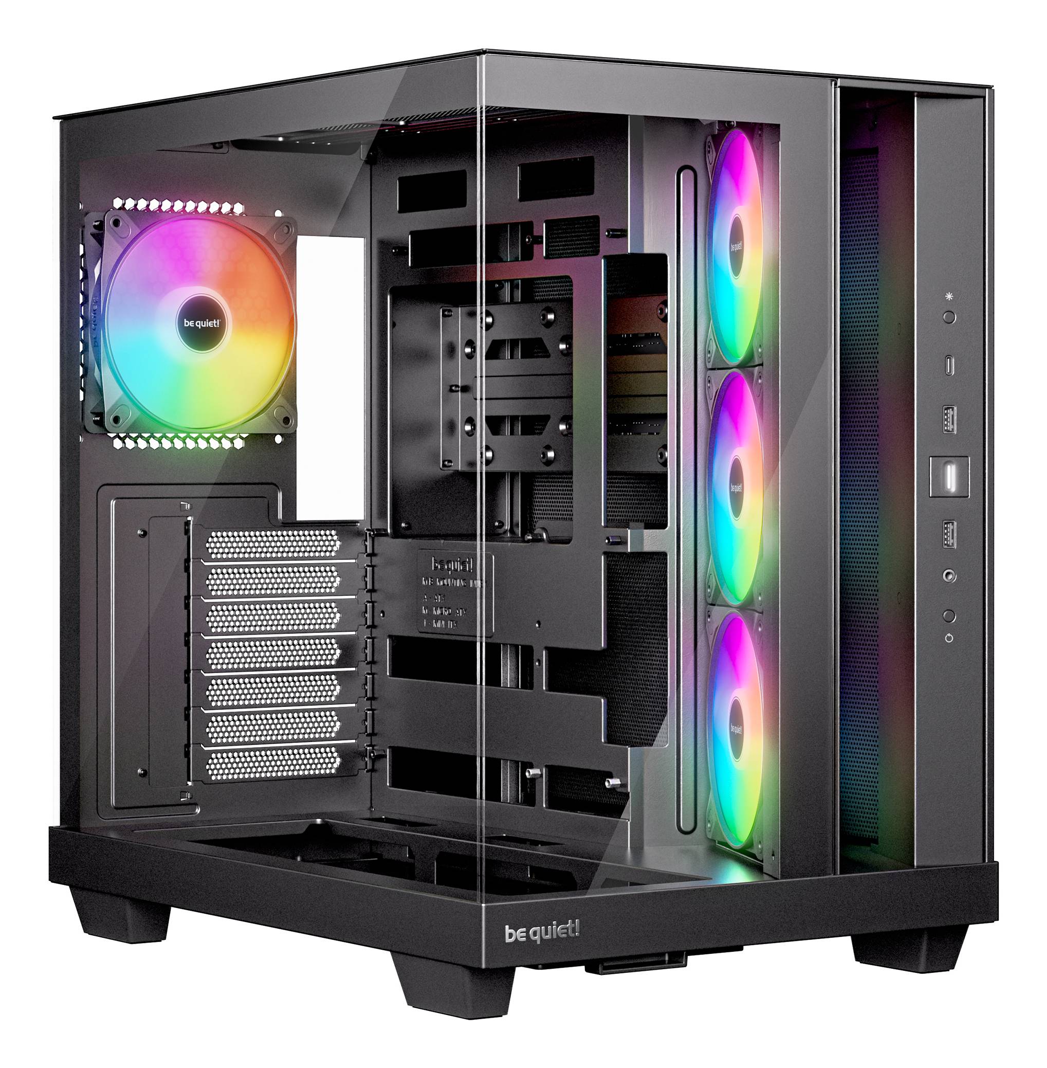 be quiet PC Gehäuse Light Base 500 LX Midi-ATX schwarz BGW85-1