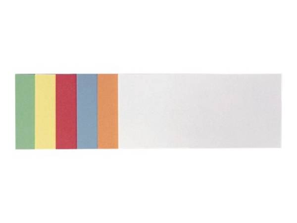 FRANKEN - Moderationskarte - rechteckig - 9.5 x 20.5 cm - gemischt (Packung mit 500)