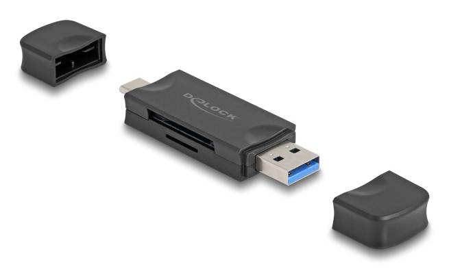 Delock Kartenleser (microSD, SD) - USB 3.0/USB-C-1