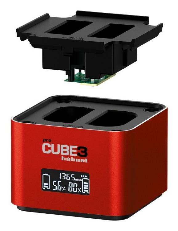 Hähnel Doppelladegerät Pro Cube 3 - Canon mit LCD-Display retail - Ladegerät - Lithium-Ionen (Li-Ion)-3